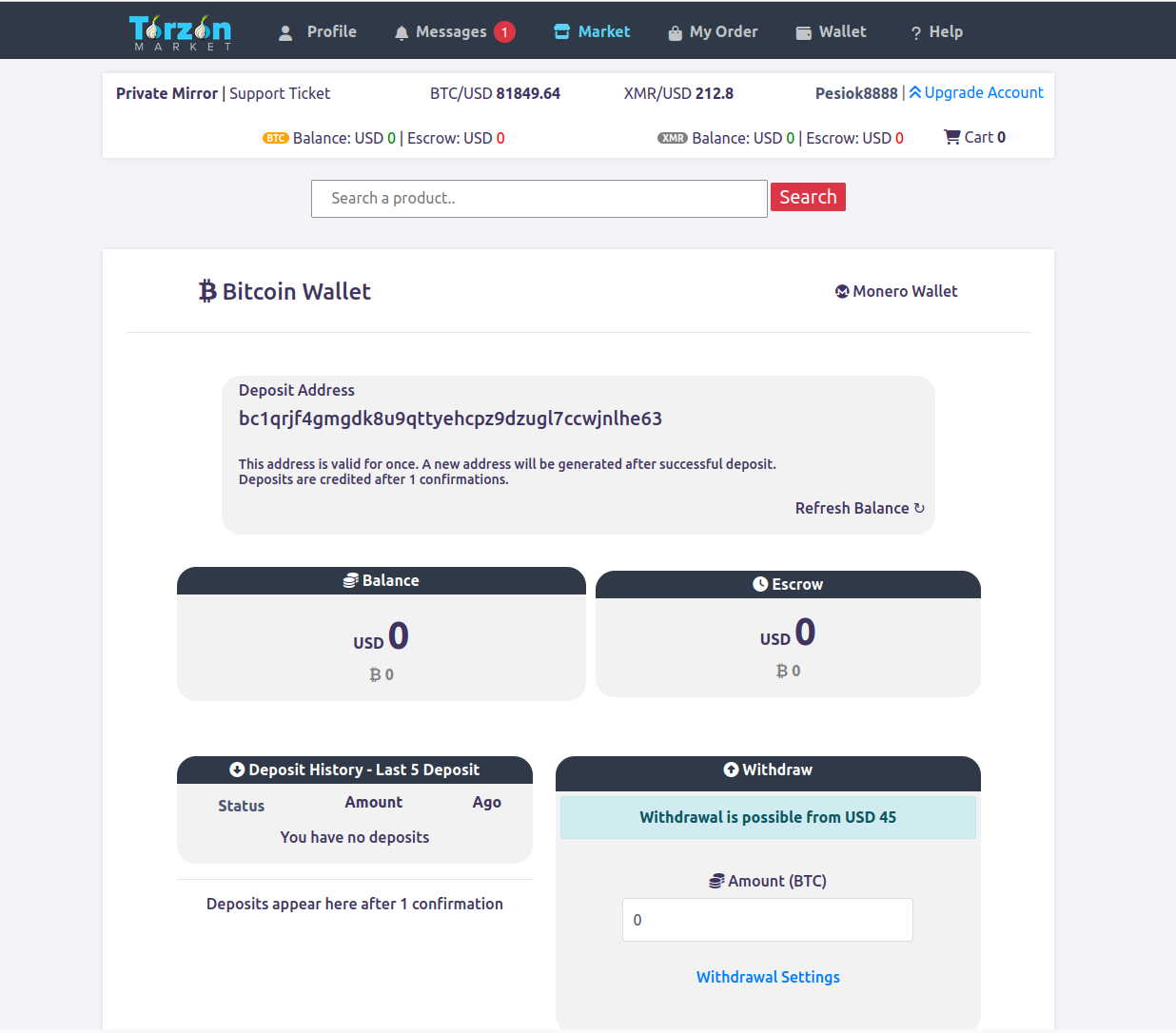 Wallet Management - Secure balance control